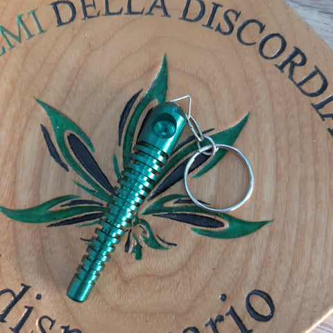 Pipa  in ergal Skeleton - Verde