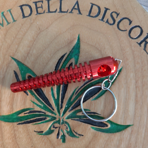 Pipa  in ergal Skeleton - Rosso