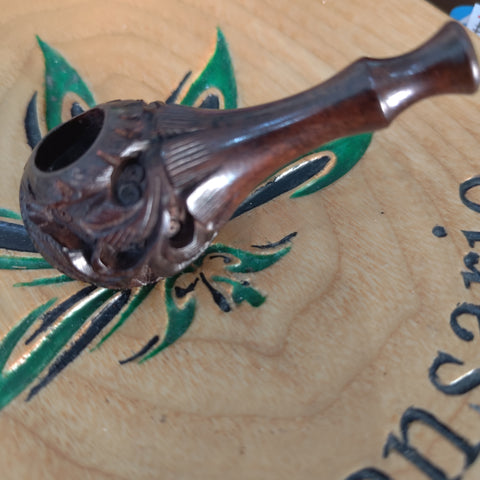 Pipa in legno intarsiato 7 cm