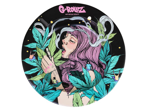 G-rollz - Posacenere in metallo rotondo - Girl 1