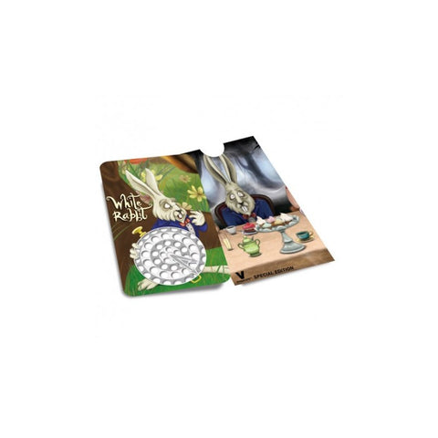 Grinder Card Bianconiglio - Alice in wonderland