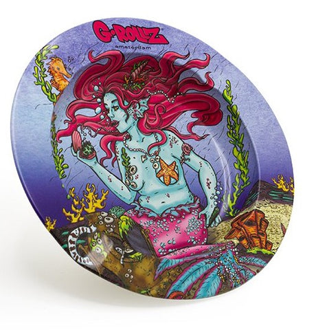 G-rollz - Posacenere in metallo rotondo - Mermaid