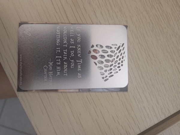 Grinder Card Cappellaio matto