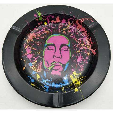 Posacenere in metallo rotondo - Jimi Hendrix