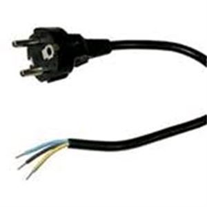 Cavo elettrico tripolare da 1.5 con spina Schuko 75 cm