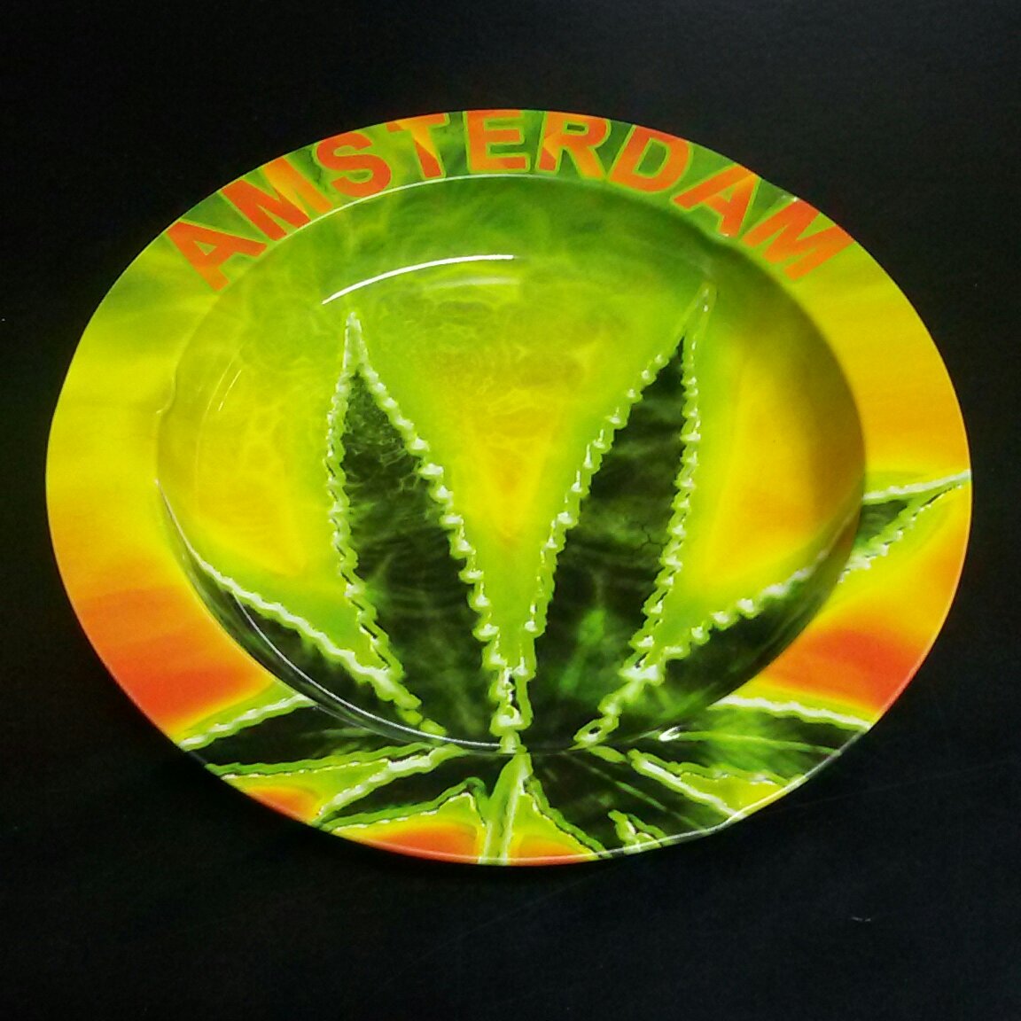 Posacenere in metallo rotondo - Amsterdam 2