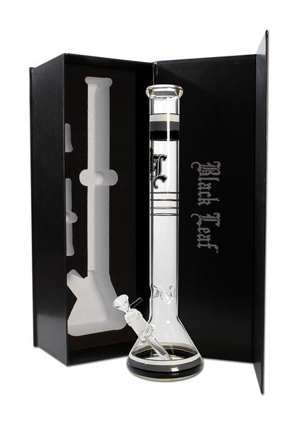 Ice Bong Flask Black Leaf