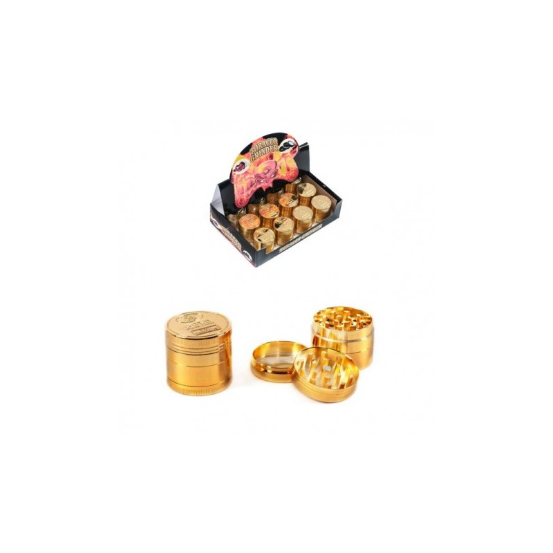 Grinder Metallo Oro 40mm 4 Parti