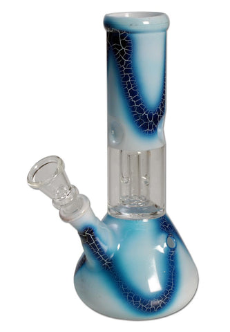 Ice Bong con Dome Perkolator - Light Blue