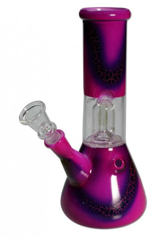 Ice Bong con Dome Perkolator - Rosa