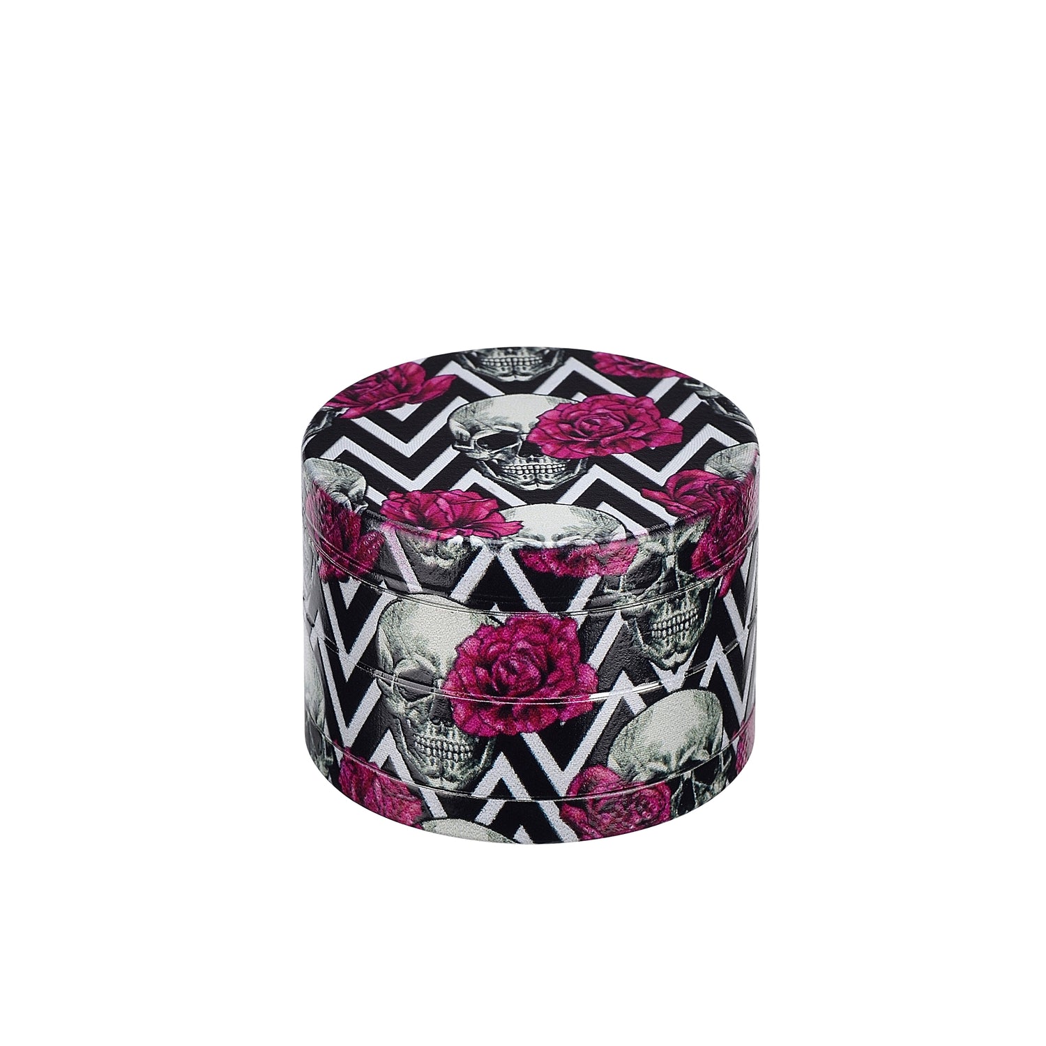 GRINDER - HIGH SKULL & ROSES  50MM - Rosa