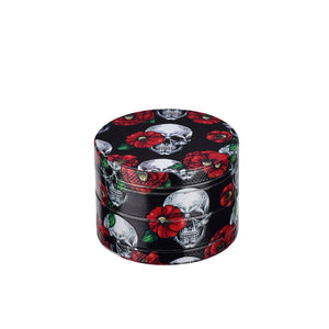 GRINDER - HIGH SKULL & ROSES  50MM - Rosso