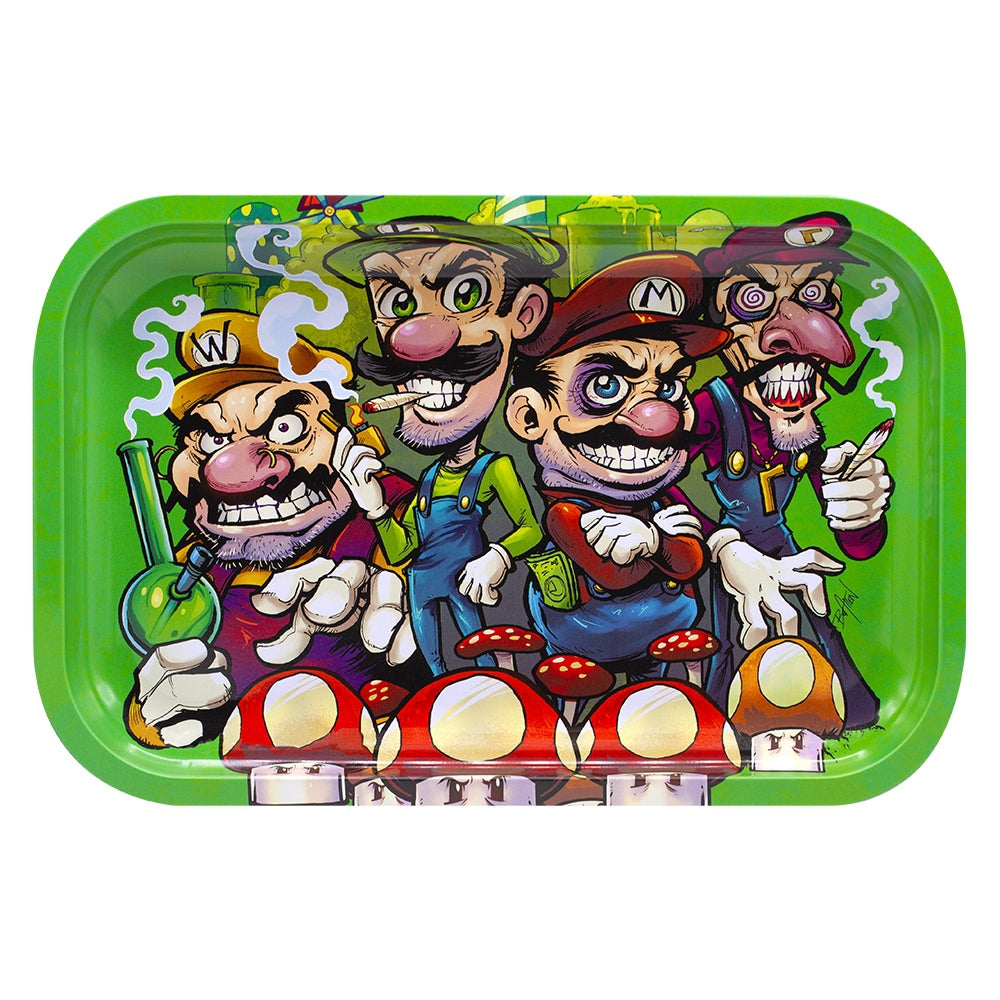 VASSOIO METALLO - SUPER MARIO & CO. - 27,5CM X 17,5CM