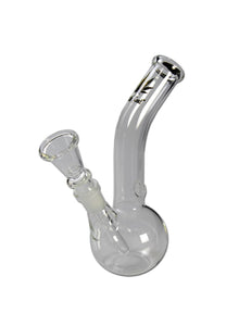 Black Leaf Glass Bong Golden Leaf