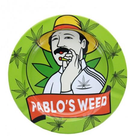 Posacenere in metallo rotondo - Pablo's weed