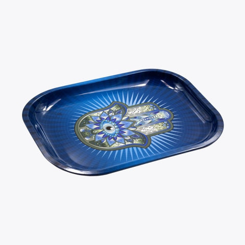 VASSOIO PER ROLLARE V-SYNDICATE MANO BLU 18X14